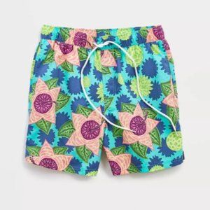 NEW! Urban Outfitters Psychedelic Lotus Swim Trunk